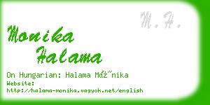 monika halama business card
